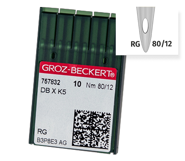 Igły DBXK5 RG 80/12 - 100 szt.
