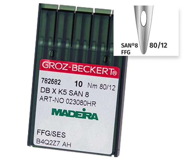 Igły DBXK5 SAN8 FFG 80/12 - 100 szt.