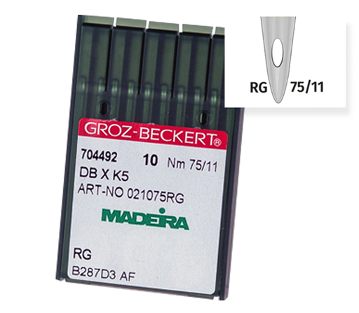 [Madeira-021075RG] Igły DBXK5 RG 75/11 - 100 szt.