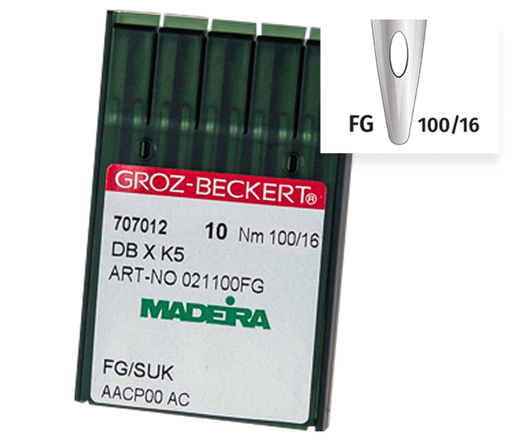 [Madeira-021100FG] Igły DBXK5 FG 100/16 - 100 szt.