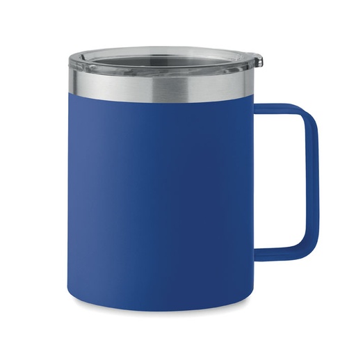 [MO6934-04
] Kubek termiczny 300 ml z recyklingowanej stali nierdzewnej | Eco Cup - Niebieski